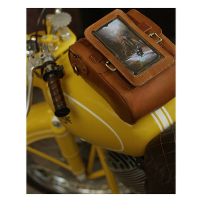 Trip Machine Phone pouch vintage tan
