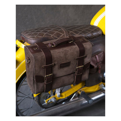 Trip Machine, Warrior saddlebag. Tobacco brown