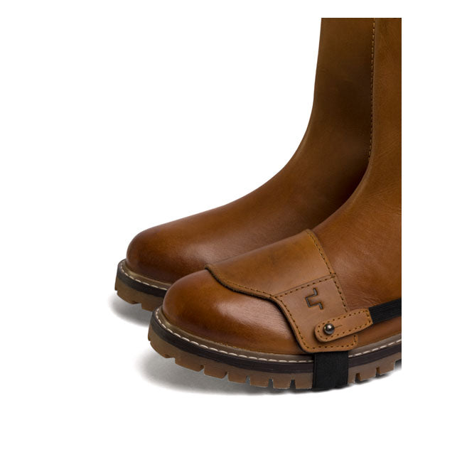Trip Machine Shoe protector slip on vintage tan