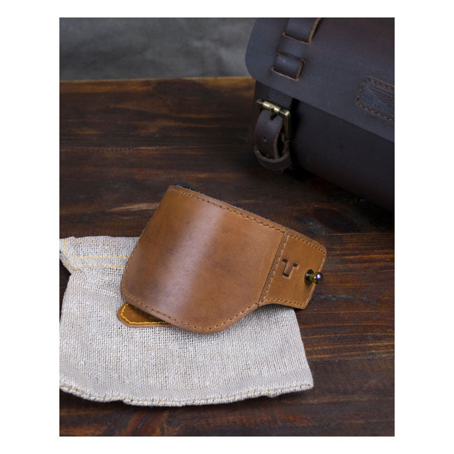 Trip Machine Shoe protector slip on vintage tan
