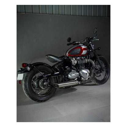 Trip Machine, Classic leather tank pad set. Black