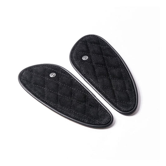 Trip Machine, Mini Diamond tank pads. Black suede