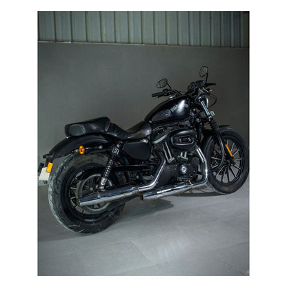 Trip Machine, Mini Classic leather tank pads. Black