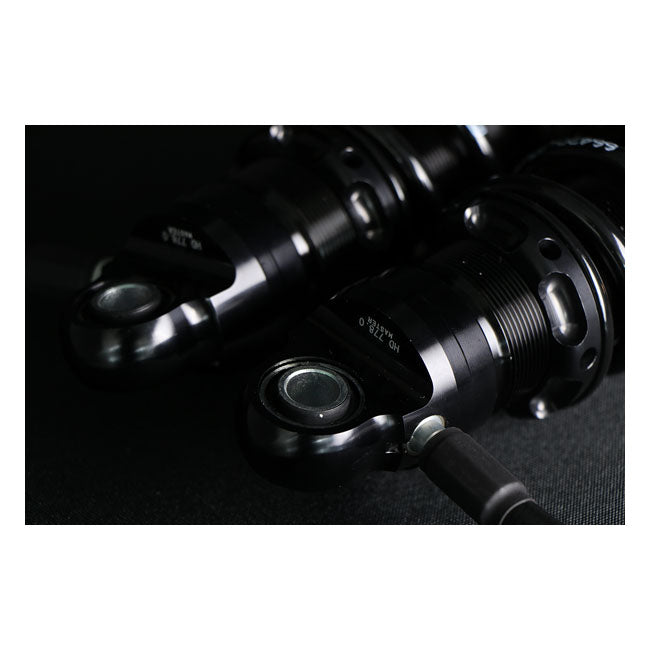 Öhlins, STX36 Blackline rear shocks golden reservoir. 12"