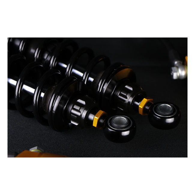 Öhlins, STX36 Blackline rear shocks golden reservoir. 13"