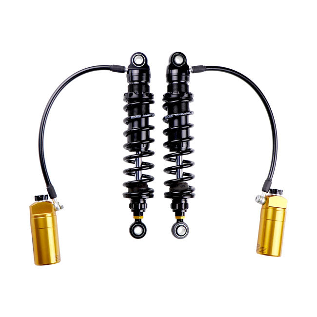 Öhlins, STX36 Blackline rear shocks golden reservoir. 13"