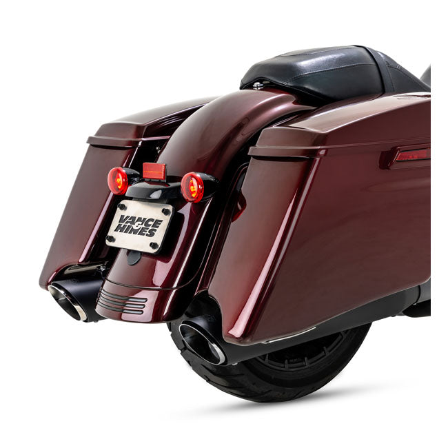 Vance Hines, 4" Twin Slash Round slip-on mufflers
