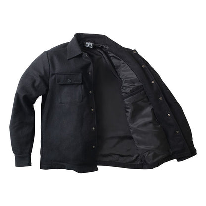 WCC Wool lined Plaidshirt black