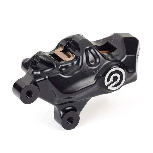 Brembo, 484 custom bolt-on caliper. Left front. Black