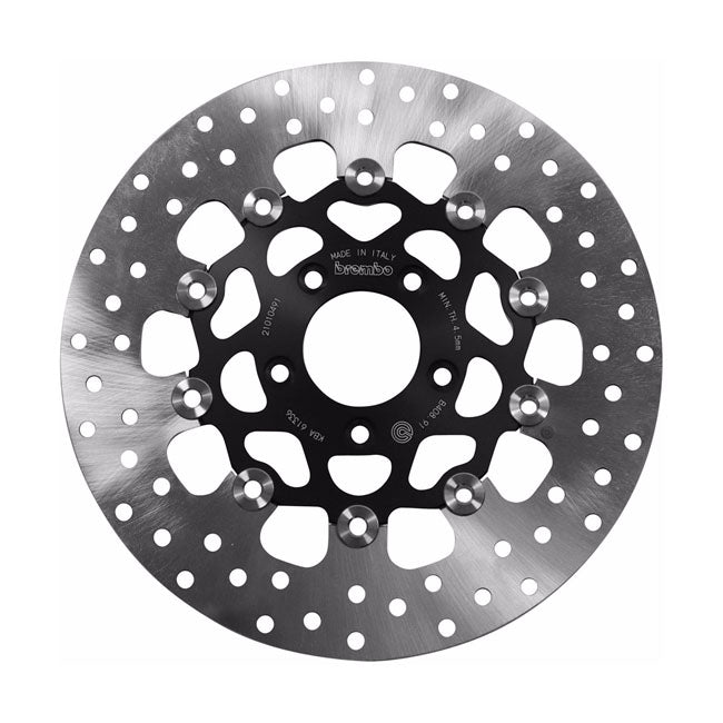 Brembo, stainless floating brake rotor. Front L/R