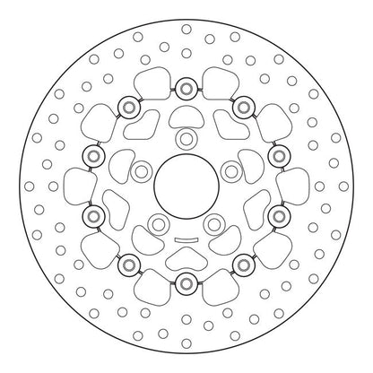 Brembo, stainless floating brake rotor. Rear