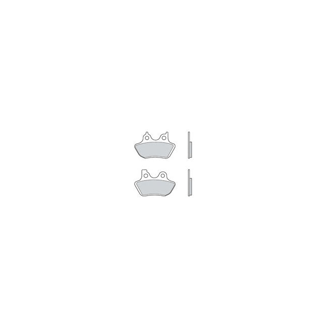 Brembo, brake pad set. Organic. Front/rear