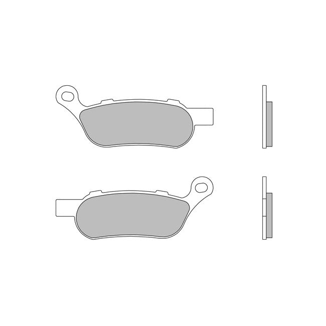 Brembo, brake pad set Sintered Rear