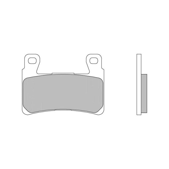 Brembo, brake pad set Sintered Front