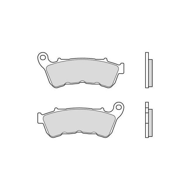 Brembo, brake pad set. Organic. Front