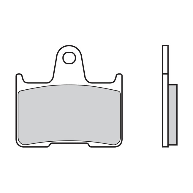 Brembo, brake pad set Organic Rear