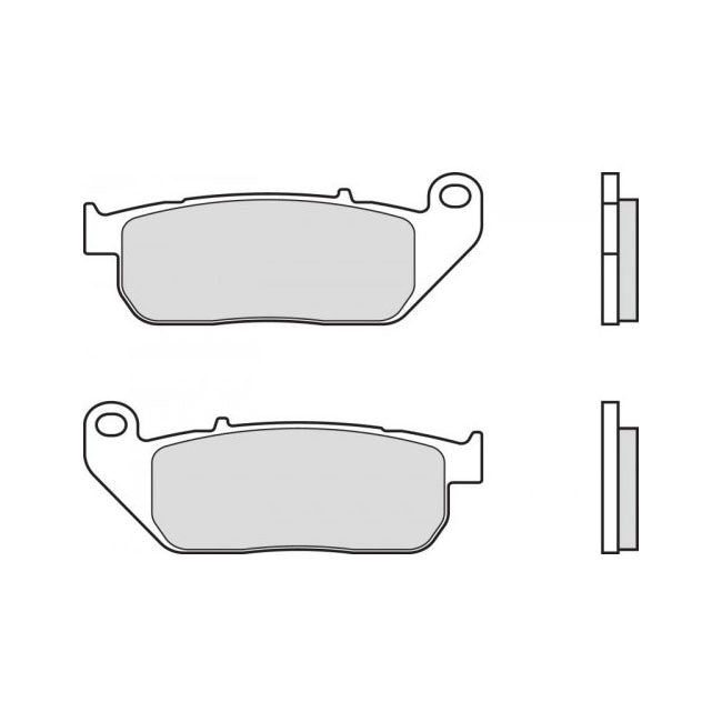 Brembo, brake pad set Sintered Front