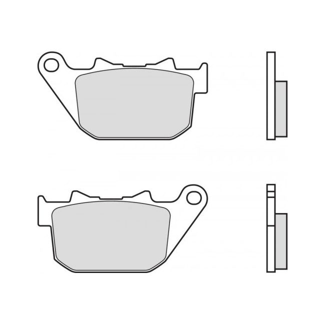 Brembo, brake pad set Sintered Rear