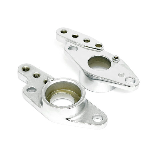 Swingarm bracket, floorboard mount. left & right set