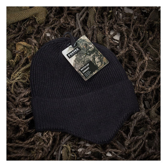 Army Surplus Watch Cap Earmuff black