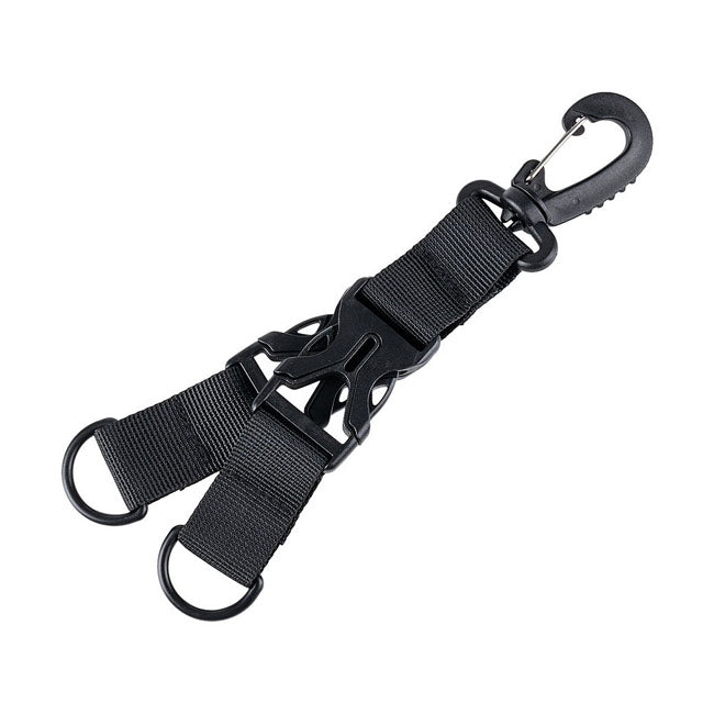 Army Surplus Carabiner keychain holder black