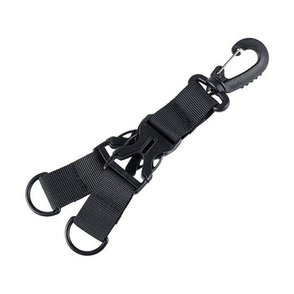 Army Surplus Carabiner keychain holder black