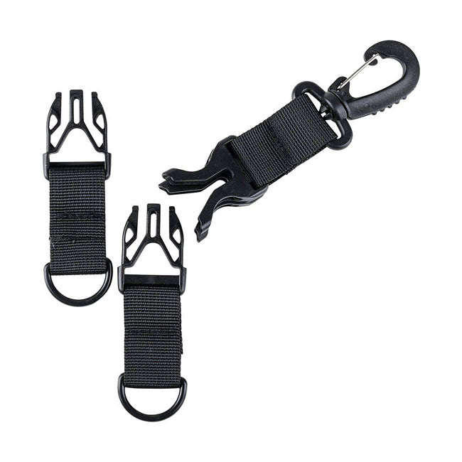 Army Surplus Carabiner keychain holder black
