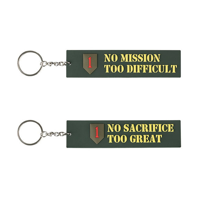 Army Surplus No Mission/Sacrifice keychain