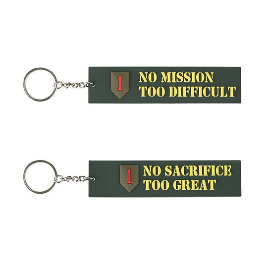 Army Surplus No Mission/Sacrifice keychain