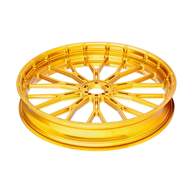 Arlen Ness, Rim Y-Spoke Forged Wheel 3.5 x 21. Gold