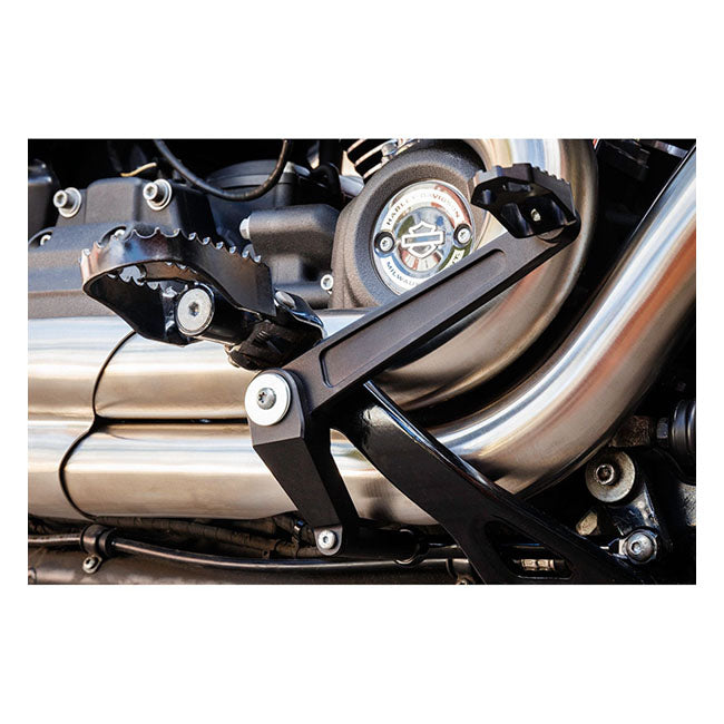 S&S, M8 mid-mount brake pedal. Black