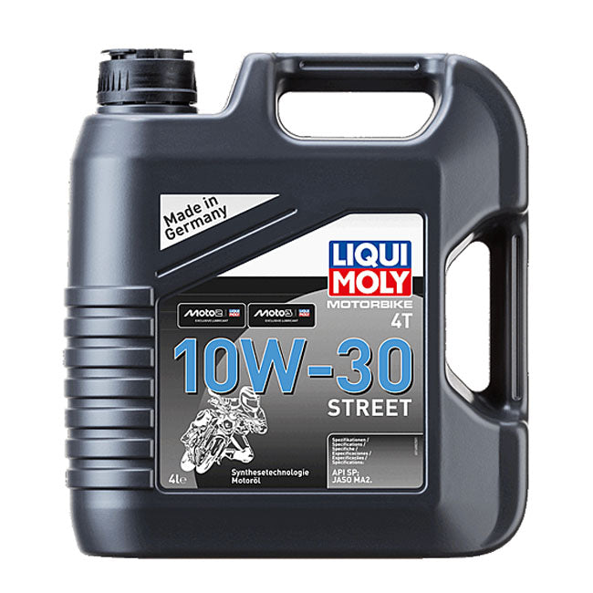*24H EXTRA TRANSIT TIME* Liqui Moly, 4T 10W-30 Street oil. 4 liter