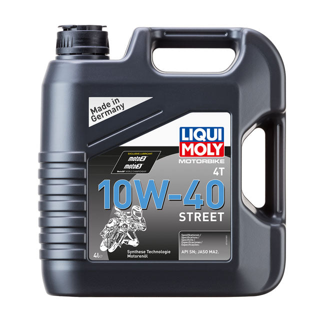 *24H EXTRA TRANSIT TIME* Liqui Moly, 4T 10W-40 Street oil. 4 liter