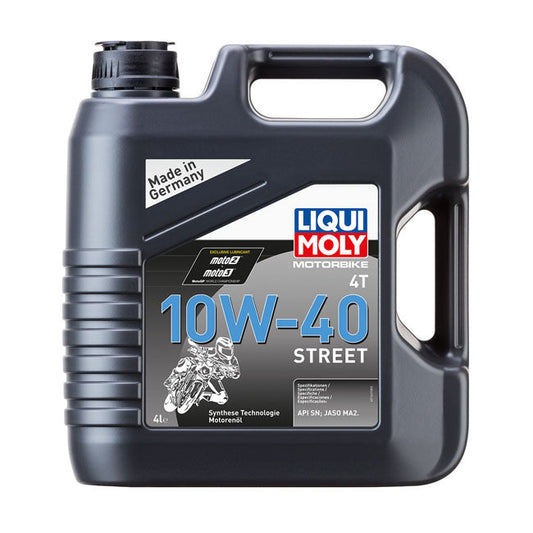 *24H EXTRA TRANSIT TIME* Liqui Moly, 4T 10W-40 Street oil. 4 liter