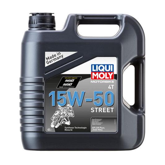 Liqui Moly, 4T 15W-50 Street oil 4L