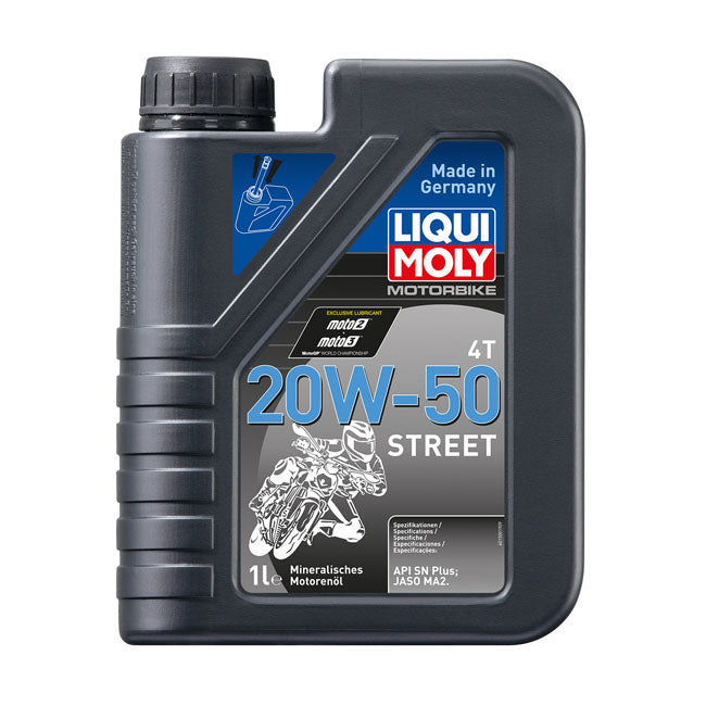 Liqui Moly, 4T 20W-50 Street motor oil. 1 liter