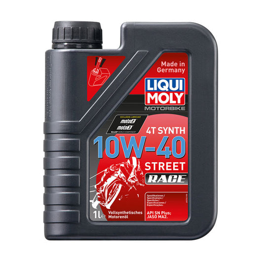 Liqui Moly, 4T Synthetic 10W-40 Street Race motor oil 1L