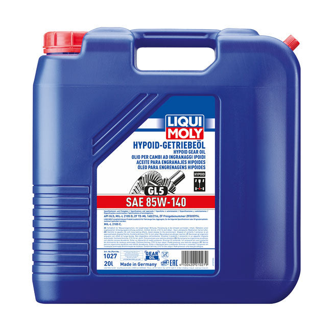 Liqui Moly, gear oil SAE 85W-140. 20 liter