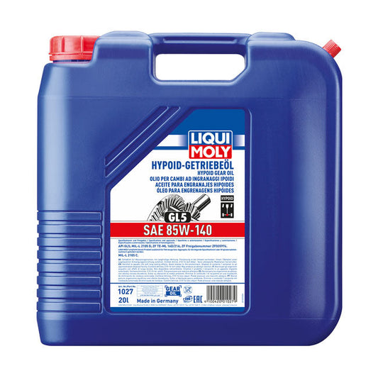 Liqui Moly, gear oil SAE 85W-140. 20 liter