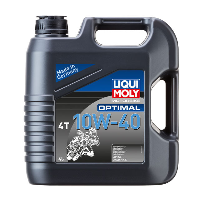 *24H EXTRA TRANSIT TIME* Liqui Moly, motorbike 4T 10W-40 Optimal. 4 liter