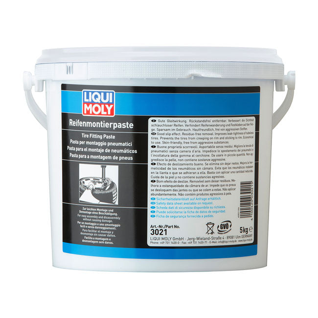 Liqui Moly, tire mounting paste. 5 kilo bucket
