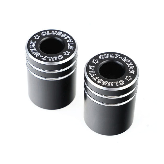 Cult-Werk, V2 end caps for ''Clubstyle'' crash bar. Black