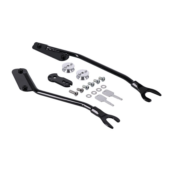 MCS Clam Shell Saddle Bags - M8 Softail