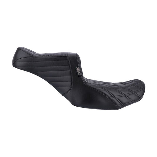 LePera, Tailwhip Double Diamond 2-Up Seat. Black