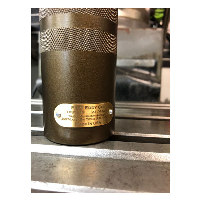 Fast Eddy, transmission pulley / sprocket nut socket, 2-1/4"