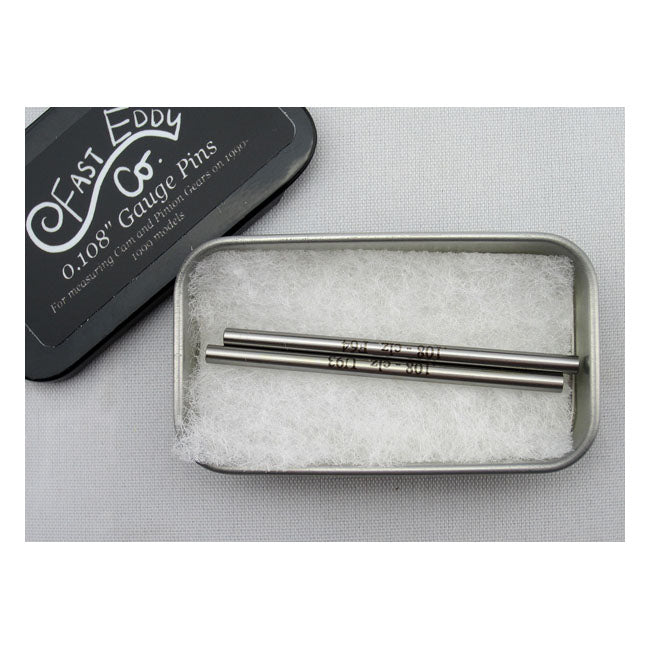 Fast Eddy, cam & pinion gear gauge pins .108"