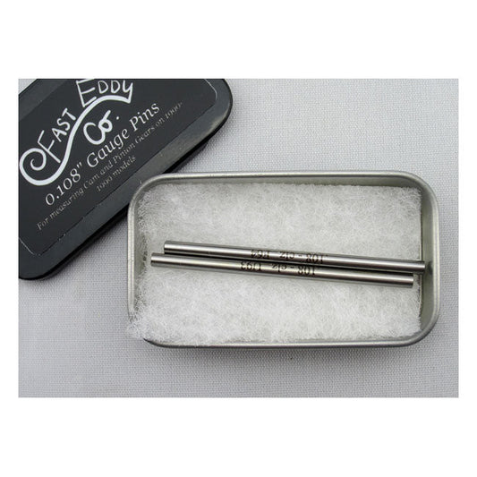 Fast Eddy, cam & pinion gear gauge pins .108"