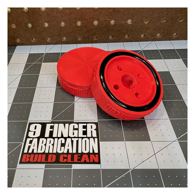 9Finger Fabrication, oil filter cover