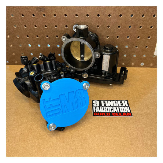 9Finger Fabrication, M8 throttle body intake cover