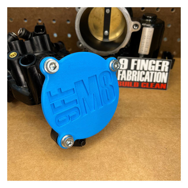 9Finger Fabrication, M8 throttle body intake cover